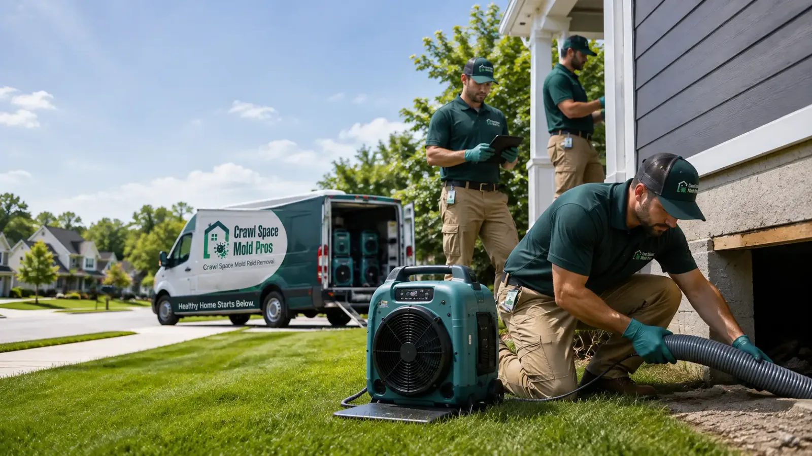 Crawl Space Mold Removal in Mertztown, PA